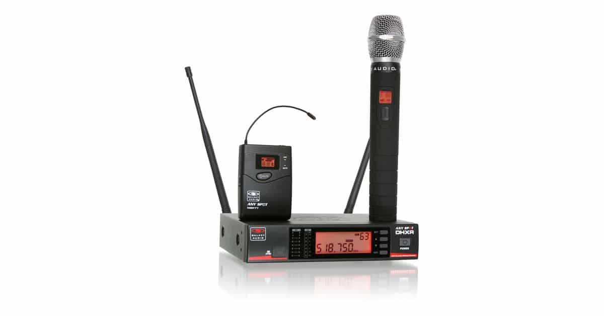 DHX 120 Channel Professional Wireless Mic System with Auto Scan (UHF)